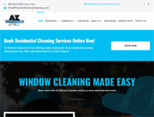 Tablet Screenshot of phoenixwindowcleaning.com